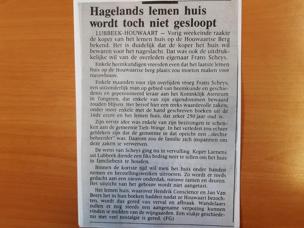 Lemen Huis Houwaart Tielt 外观 照片
